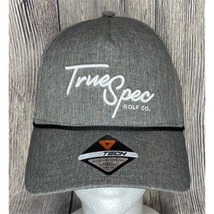 NEW True Spec Golf Co Tri Tech Moisture Wicking SPF 30 Golf Snapback Hat Cap